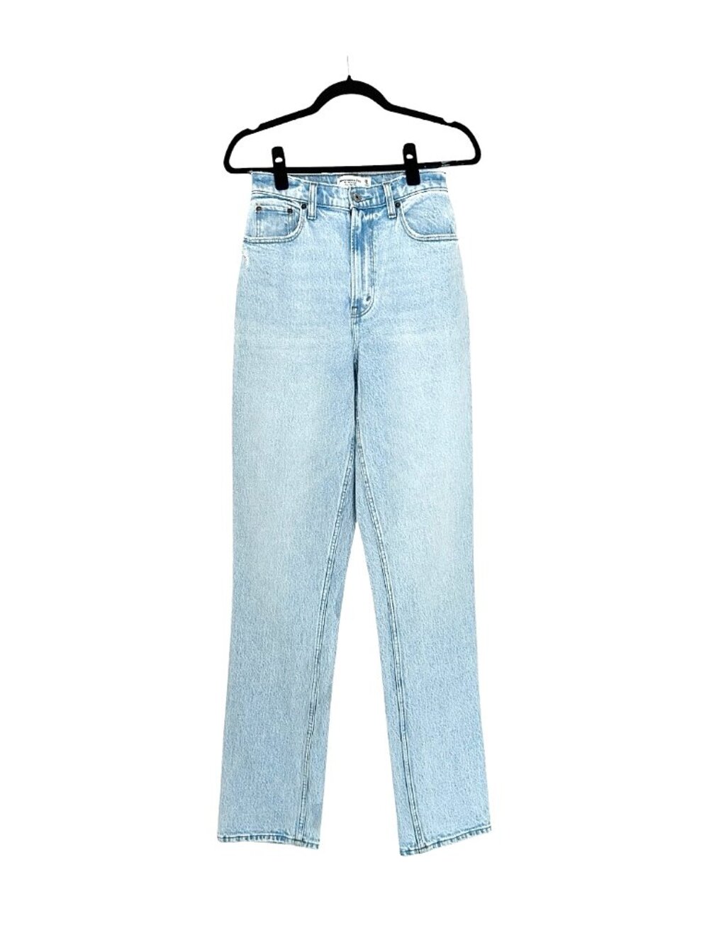 Abercrombie & Fitch Curve Love Ultra High Rise 90s Straight Jean